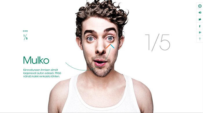 Homo studiosus – interested man ( 25 Animated home page web design examples )